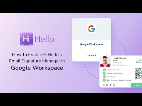 How to Enable Email Signature Manager Google Workspace