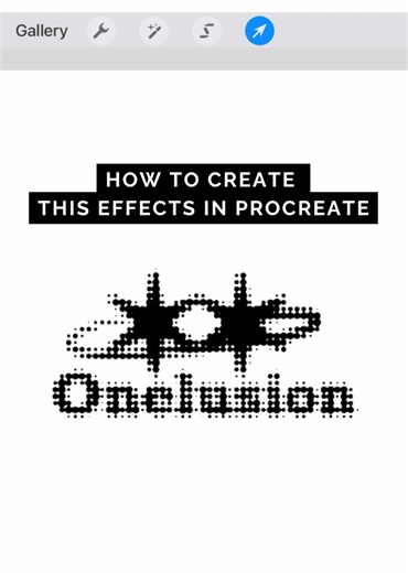 How to create this melted halftone effect in Procreate #graphicdesign #procreatetutorial #graphicdesigner #graphicdesigntips #nyc