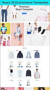 5 Best React JS Ecommerce Templates #reactjs #ecommerce