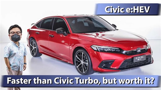 2022 Honda Civic e:HEV in Malaysia walk-around - 184 PS/315 Nm, 0-100km/h 7.9 secs, 4.0L/100 km, RM166.5k - paultan.org