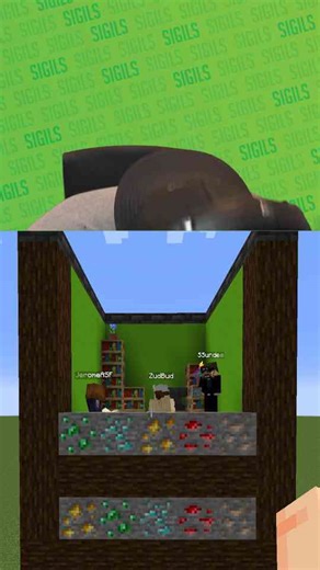 Using Rare Ores for Minecraft Color Code #gaming #minecraft w/ @SSundee and @JeromeASF