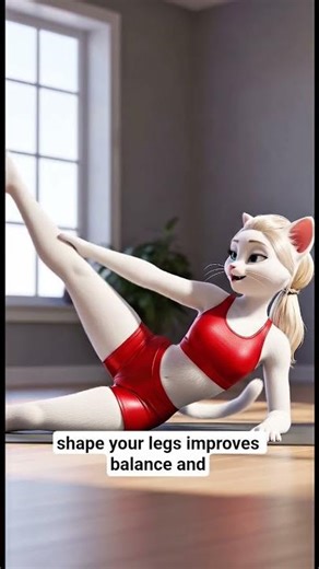 How to Do Side Leg Raise Correctly 🐱 #sports #legs