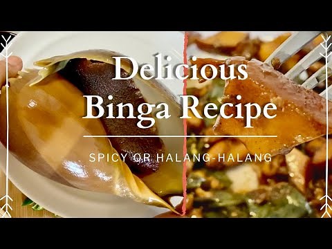 How to cook Binga Shell | Giant Sea Snail | Spicy | Halang-halang