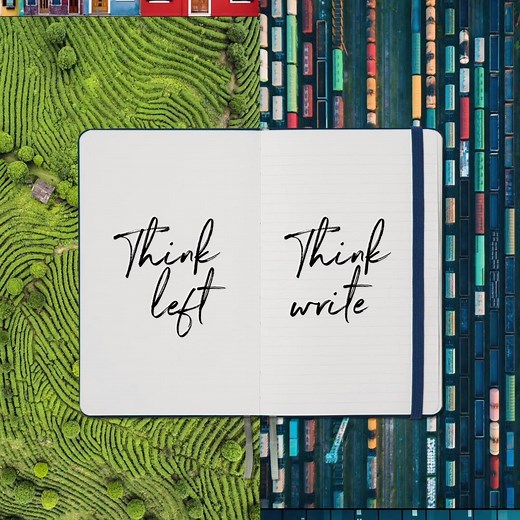 Double the layout for disparate ideas: make your thoughts twice as strong with Moleskine Two-Go Notebooks. Discover them here: https://bit.ly/2vvydgJ | Moleskine