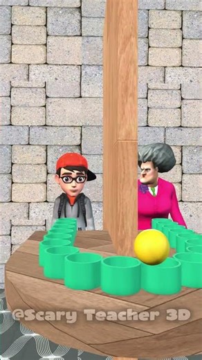 Nick and Scary Teacher Funny Moments #familyfun #animation #scaryteacher3d