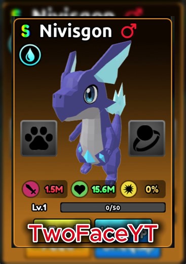 Nivisgon Evo #roblox #catchamonster #shorts