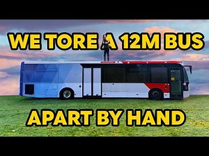Stripping our ENTIRE bus to convert into a tiny home on wheels.