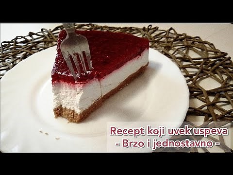 Cheesecake (Čizkejk) | Recept - detaljnoo (za pocetnike) | Vocni kolac sa sirom