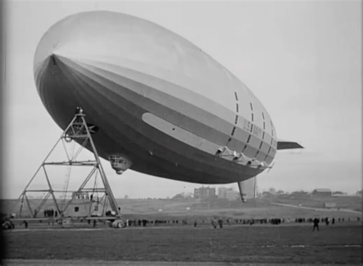 Rigid frame airship Macon (ZRS-5) was commissioned #OTD in 1933. On February 12, Macon encountered a storm off Point Sur, California. Her upper fin was torn off by a violent gust, which caused her to be brought down into deep waters. Two of her crew were lost. This loss ended the U.S. Navy's rigid airship progarm. | Naval History & Heritage Command