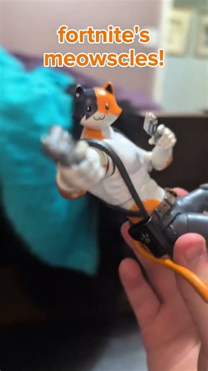 posing meowscles! #actionfigures#fortnite#edit