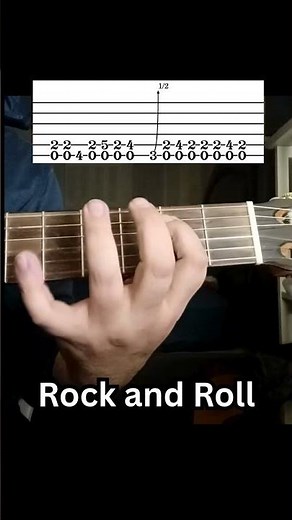 Rock and Roll Led Zeppelin Guitar Tutorial