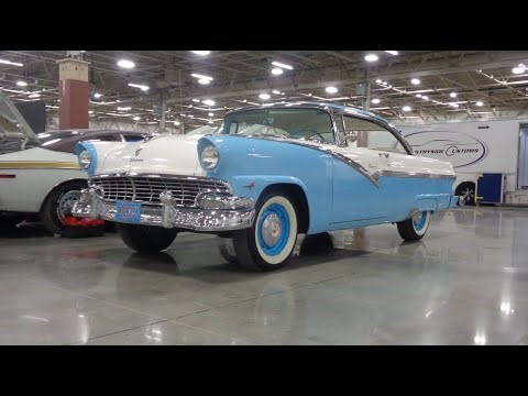 1956 Ford Fairlane Victoria in Blue / White 312 Y Block Engine on My Car Story with Lou Costabile