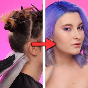 Mesmerizing Lilac Ombre Hair Transformation | Lady Panda