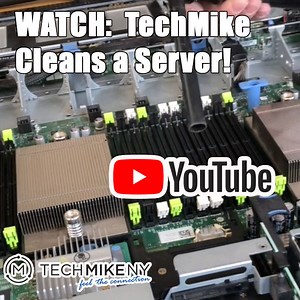 WATCH: TechMike Shows You How to Clean Your Server