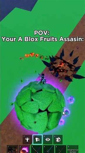 POV: Your a Blox Fruits Assassin 😈🤑 #roblox #bloxfruits #shorts