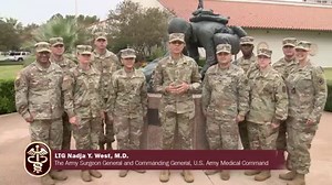 21K views · 1K reactions | #USMA Class of 1982 grad Lt. Gen. Nadja West, 44th U.S. Army Surgeon General and commanding general of Army Medicine, has a quick message as we head into #ArmyNavy week! #GoArmy #BeatNavy! Stay tuned at 8:00 a.m. EST each day leading up to the Army Navy Game for spirit videos from all over the #USArmy! | West Point - The U.S. Military Academy | Facebook