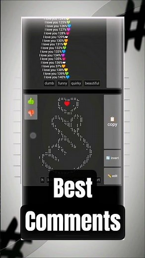 Make Your Comments Stand Out With Text Art #shorts