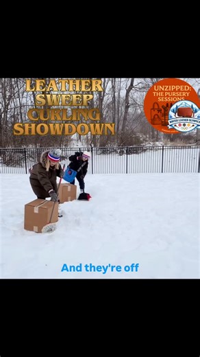 Unzipped: The Pursery Sessions | 🏅❄️ 2026 WINTER LEATHER OLYMPICS: LEATHER SWEEP CURLING SHOWDOWN ❄️🏅 Ciao from Italy, where the snow is thick and the sweeping is unhinged... | Instagram