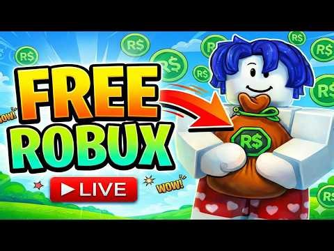 🔴FREE 100,000 ROBUX GIVEAWAY LIVE! (FREE ROBUX)