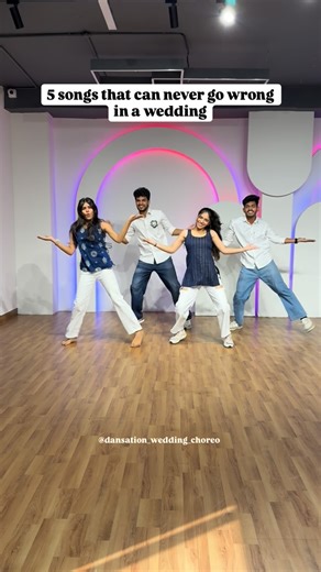 Dansation Wedding Choreography on Instagram: "A mashup you need to dance on this wedding season💃 Save / Share this with your cousins/ friends group❤️ Also bookings are open for Dec/ Jan Contact: 9922276759 In frame: @kashish_aswani @hitesh_gidwani @who.lovelyy , Sunil 📍Dansation Studio, Pimple Saudagar #dansationweddingchoreography #sangeetchoreography #weddingdance #dansationstudio #weddingchoreography #sangeetdance #virtualsangeet #groupdance #cousinsdance #friendsdance"
