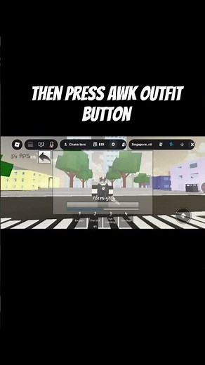 #roblox #jjs / How to use Awk outfit gamepass
