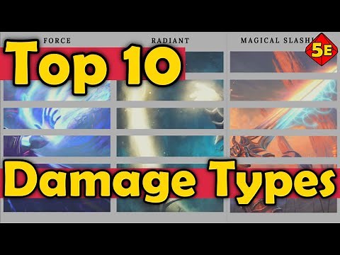 Top 10 Best Types of Damage To Deal in DnD 5e