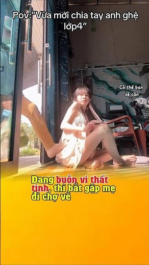 Heartbroken, I'm sad, mom 🤣#funny #hai #haihuoc #giodonglao @gio_dong_lao