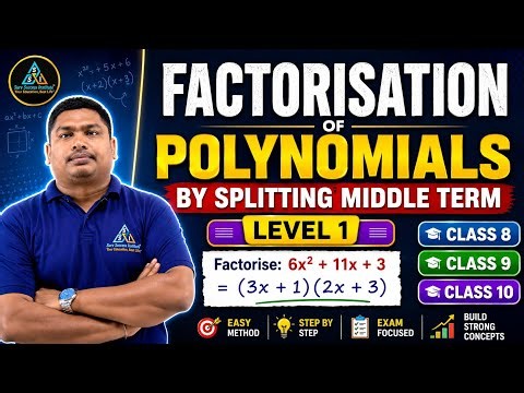 How to Factorise a Polynomial | Quadratic Polynomial | Factorisation of Polynomials