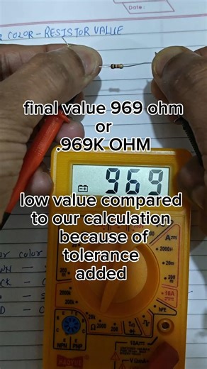 How to Test A resistor value | how to calculate value of resistor | how to derive resistor value