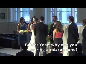 ‘Oh god’: Bride caught out by hidden mic
