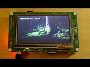 STM32F7 Discovery project - digital photo frame demo