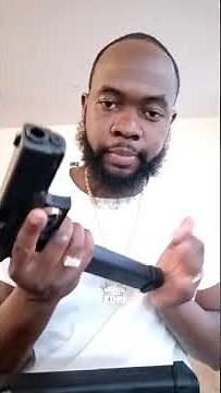 Glock 50 cal with an extended clip