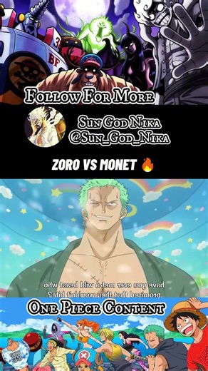 Zoro VS. Monet 🔥 #onepiece #anime