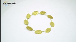Hoypeyfiy 12 Pcs Gold Laurel Crown Wreath Headbands, Greek Goddess Roman Leaf Headpiece for Toga Party, Halloween Cosplay, Wedding, Prom, Festival Costume Accessories
