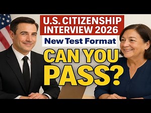 U.S. Citizenship Interview 2026 | New Test Format with Real Questions – Can You Pass?