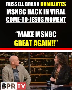 Russell Brand BLASTS MSNBC reporter live on Bill Maher's show, he doesn't know how to respond | BPR