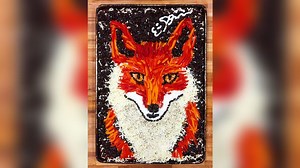 Watch how baker turns pizza into art