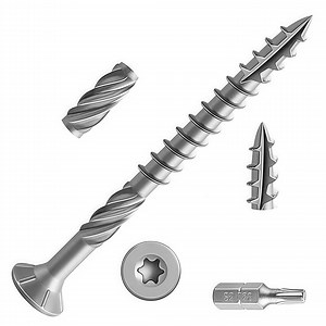 [Hot Item] Premium Stainless Steel Deck Screws for Outdoor Wood Projects