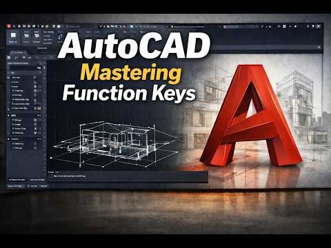 AUTOCAD BEGINNERS GUIDE-FUNCTION KEYS #VisionCADStudio
