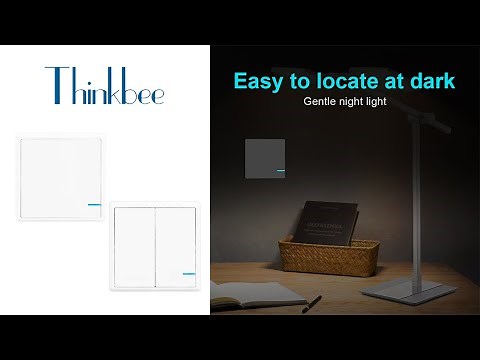 How to Install Thinkbee Wireless Light Switch and Receiver Kit(Framed Style)?