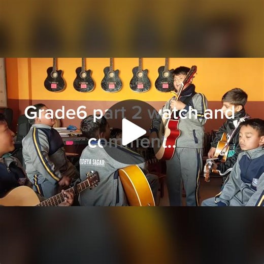Music Classroom: Grade 6 Group Guitar Session