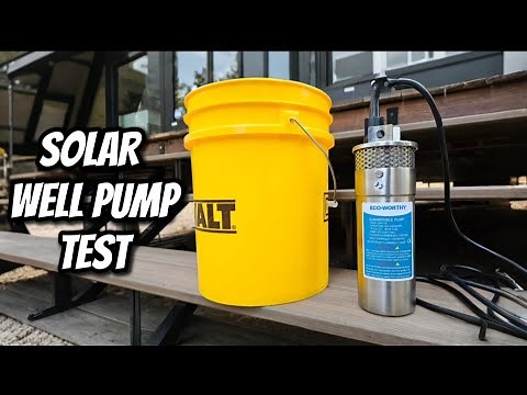 Eco-Worthy 12 volt Submersible Well Pump Test - Will it Work for My Off-Grid Well? #solarpump