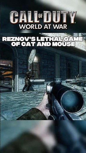 REZNOV'S LETHAL CAT AND MOUSE GAME IN CALL OF DUTY WORLD AT WAR #shorts