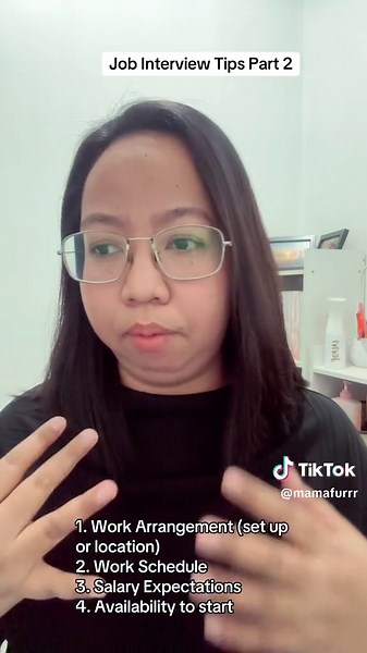 Job Interview Tips Part 2: Work Arrangement, Schedule, Salary Expectations | Resident Recruiter