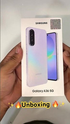 Samsung Galaxy A36 Unboxing 🔥 First Look & Hands On! #samsunggalaxya36 #galaxya36 #techshorts