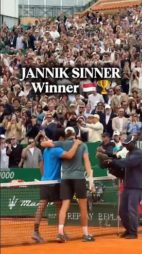 Jannik Sinner Wins the Monte Carlo Masters 🏆🇮🇹 | From RG Heartbreak to Champion #sinner #tennis