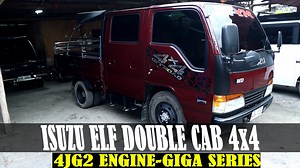 5.7K views · 171 reactions | ISUZU ELF DOUBLE CAB 4x4 4JG2 ENGINE GIGA SERIES-BOUND FOR DAVAO ORIENTAL UNIT SPECS: ISUZU ELF DOUBLE CAB GIGA SERIES 4JG2 ENGINE 4X4 DOUBLE TIRE AIRCONDITIONED EXTENDED GRILLS CUSTOMIZED CANOPY COLOR OF CHOICE NEW UPHOLSTERY NEW REGISTRATION CHANGE OF OIL,AIR,BRAKEPADS,ETC.. TINTED SPARETIRE JACK&TIREWRENCH unit price 650k for inquiries please message us po! maraming salamat godbless :) | Surplus Pinas | Facebook