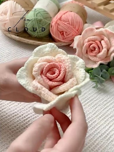 Thai Rose crochet tutorial #crochet