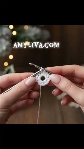 ❄️ Easy Crochet Snowflake Tutorial | Perfect Handmade Gift for Christmas #diy #amigurumi #crochet