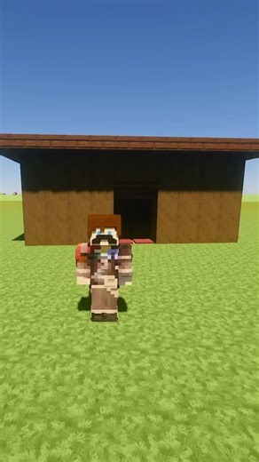 Easy AUTOMATED DOUBLE DOOR Using Simple Redstone #shorts